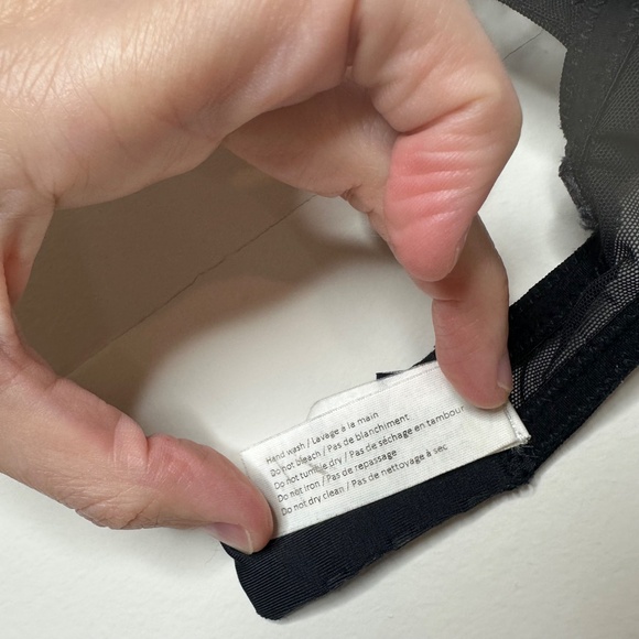 LOU lace bra, Black Sheer Lingerie with Sparkly lurex frill, 32D - Picture 12 of 16